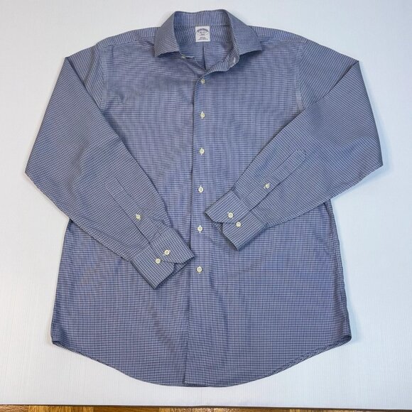 BROOKS BROTHERS men's large plaid shirt - Picture 1 of 2